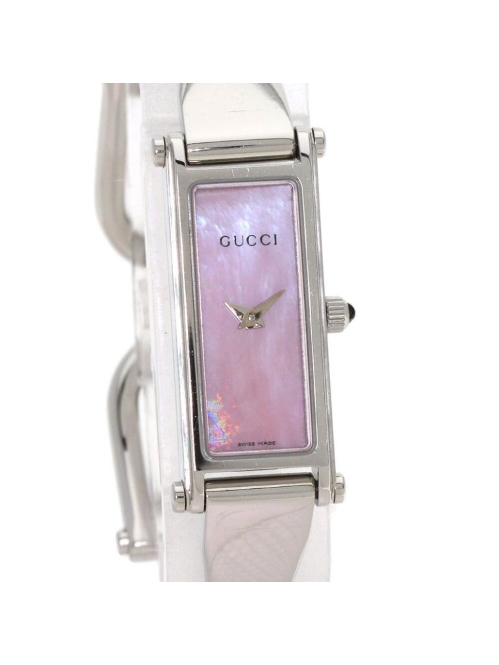 Gucci Square Face Bangle Watch SS - Picture 4 of 15